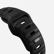 Close-up view of the Sport Band in Black, emphasizing its durability and comfort-focused design