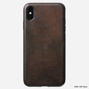 Modern Leather Case - iPhone XS Max | Rustic Brown | Horween | V2