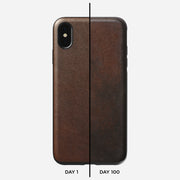 Modern Leather Case - iPhone XS Max | Rustic Brown | Horween | V2