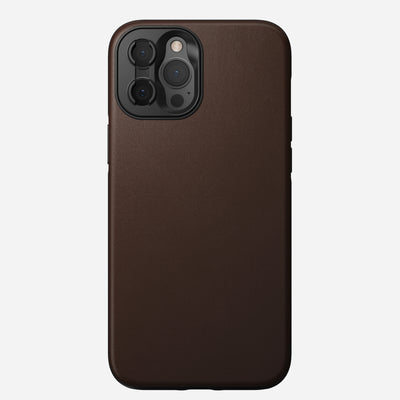 Modern Leather Case - iPhone 12 Pro Max | Rustic Brown | Horween | Moment