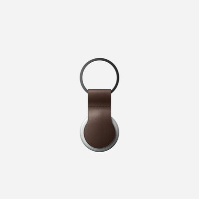 Open Box /// Leather Keychain - AirTag | Rustic Brown | Horween