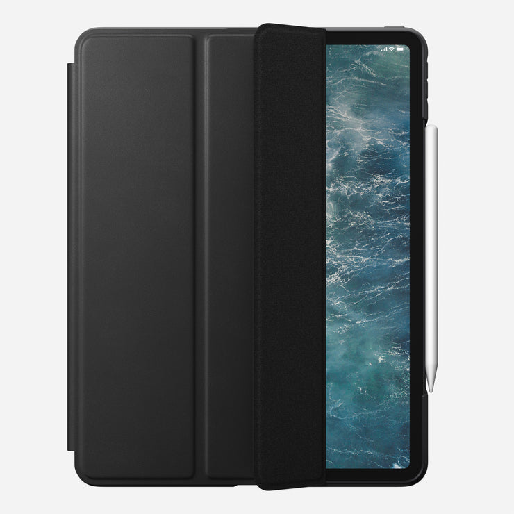 Modern Leather Folio - iPad Pro 12.9 (5th Gen) | Black | Nomad Leather