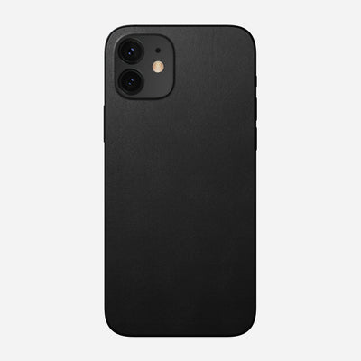 Open Box /// Leather iPhone Skin - iPhone 12 | Black | Horween
