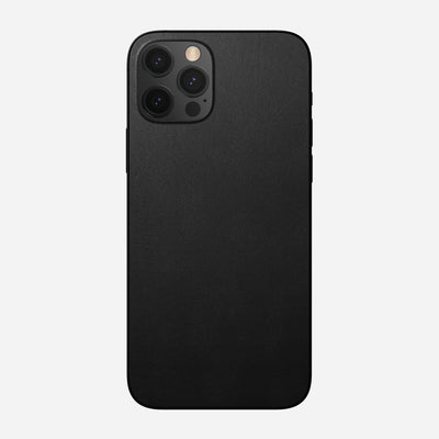 Open Box /// Leather iPhone Skin - iPhone 12 Pro | Black | Horween