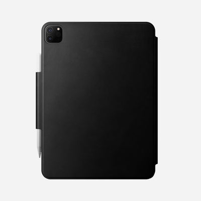 Leather Folio - iPad Pro 11 (4th Gen) | Black | Nomad Leather | Magnetic | Apple Pencil