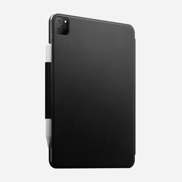 Leather Folio - iPad Pro 11 (4th Gen) | Black | Nomad Leather | Magnetic | Apple Pencil