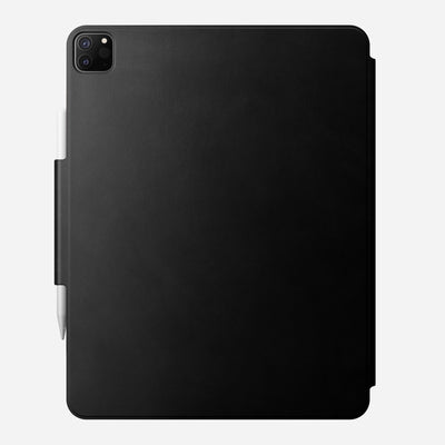 Open Box /// Leather Folio -  M3 iPad Air 13 | M2 iPad Pro 12.9 | Black | Nomad Leather | Apple Pencil