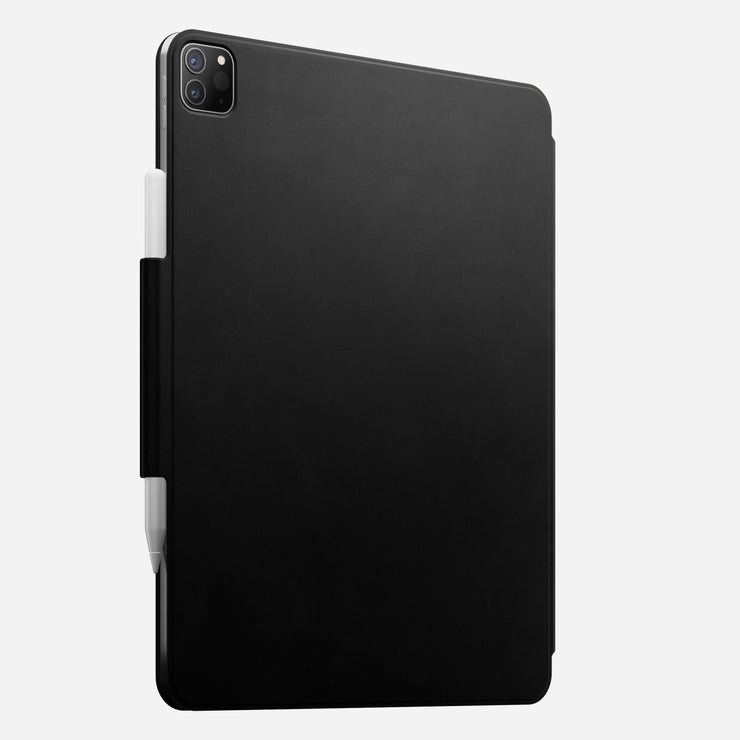 Leather Folio - iPad Pro 12.9 (6th Gen) | Black | Nomad Leather | Magnetic | Apple Pencil