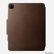 Leather Folio -  M2 iPad 12.9 | Brown | Nomad Leather | Apple Pencil