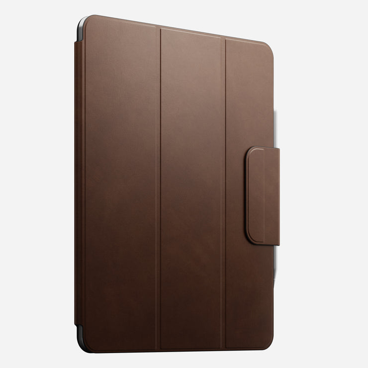 Leather Folio - iPad Pro 12.9 (6th Gen) | Brown | Nomad Leather | Magnetic | Apple Pencil