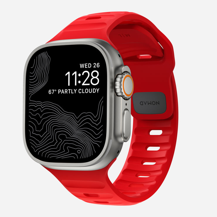 Sport Band - 46mm/49mm | Night Watch Red