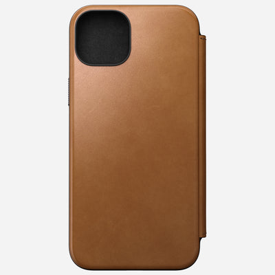 Open Box /// Modern Leather Folio - iPhone 15 Plus | English Tan-C | Nomad Leather