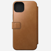 Modern Leather Folio - iPhone 15 Plus | English Tan-C | Nomad Leather