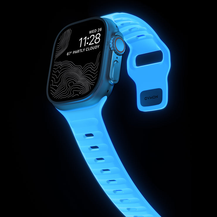 Sport Band - 46mm/49mm | Icy Blue Glow