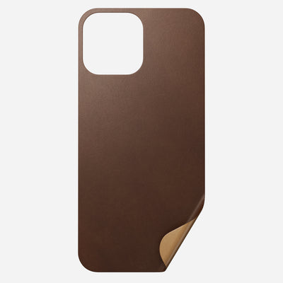 Open Box /// Leather iPhone Skin - iPhone 13 Pro Max | Rustic Brown | Horween