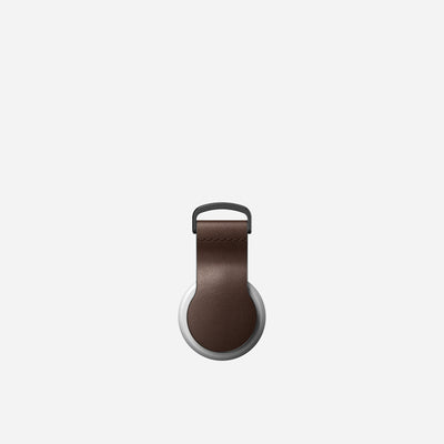 Open Box /// Leather Loop - AirTag | 90 Degree Hardware | Rustic Brown | Horween