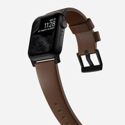 Modern Band - 46mm/49mm | Black Hardware | Brown | Nomad Leather