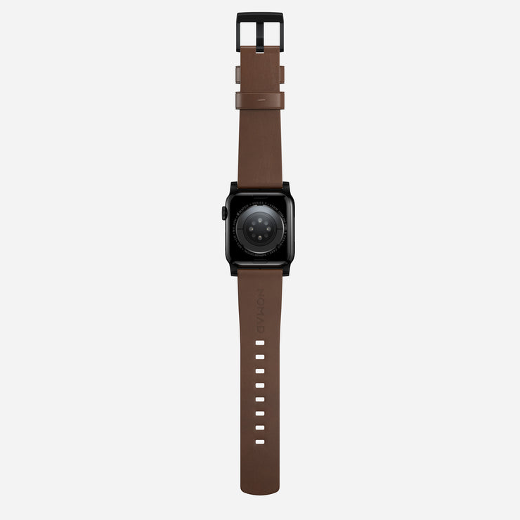 Modern Band - 46mm/49mm | Black Hardware | Brown | Nomad Leather