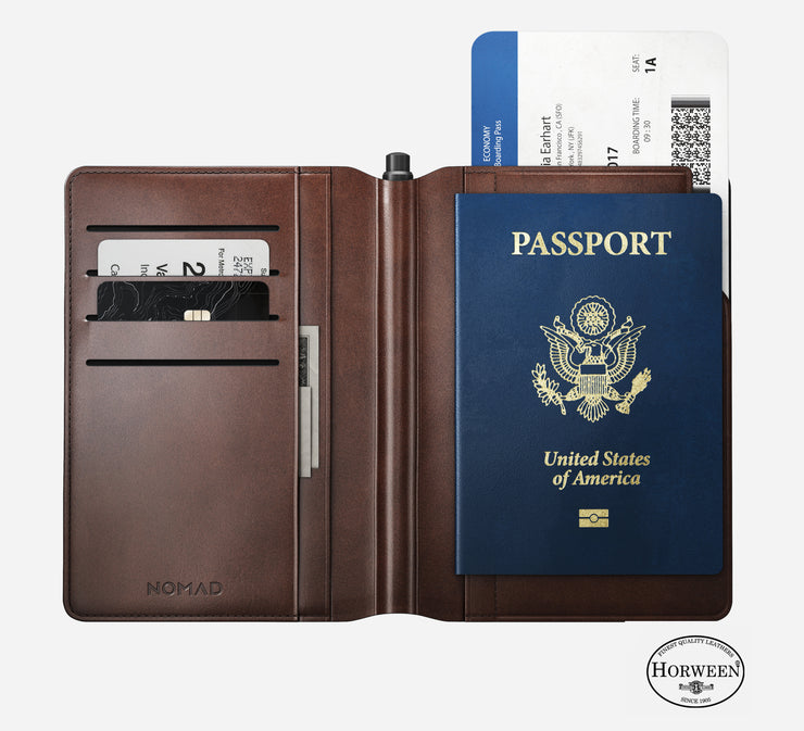 Passport Wallet - Rustic Brown | Horween | Pen Edition