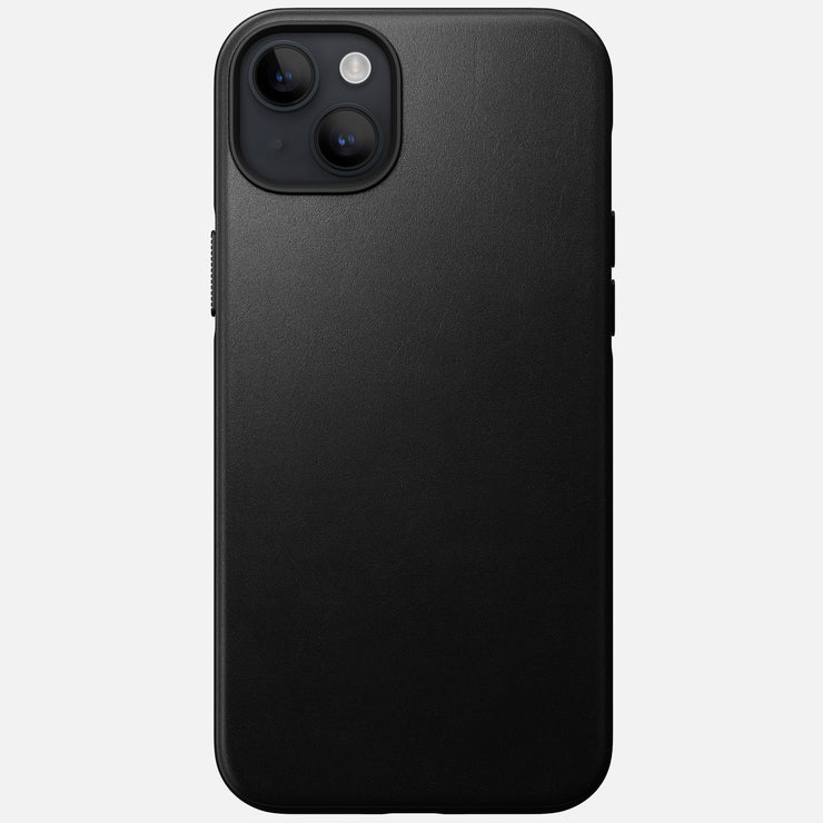 Open Box /// Modern Leather Case - iPhone 14 Plus | Black | Nomad Leather