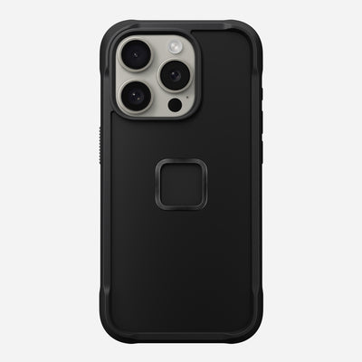 Open Box /// Rugged Case - iPhone 15 Pro | Peak Design Collab | Black
