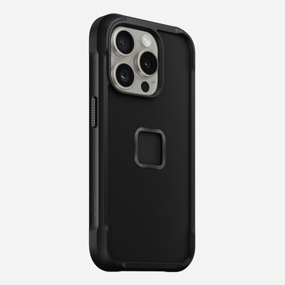 Rugged Case - iPhone 15 Pro | Peak Design Collab | Black