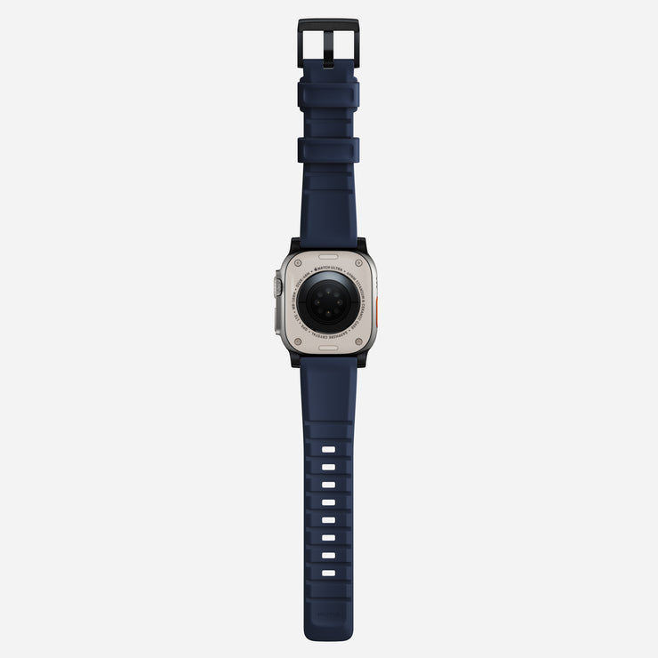 Rugged Band - 46mm/49mm | Atlantic Blue | Black Hardware