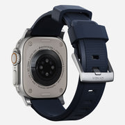 Rugged Band - 46mm/49mm | Atlantic Blue | Silver Hardware