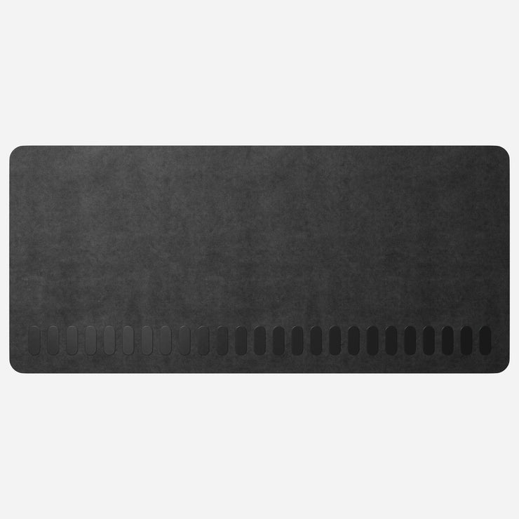 Desk Mat - Black Active Leather