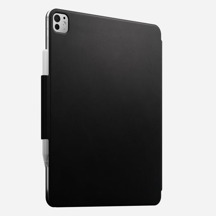 Leather Folio - M4 iPad 13 inch | Black | Nomad Leather | Apple Pencil