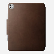 Leather Folio - M4 iPad 13 inch | Brown | Nomad Leather | Apple Pencil