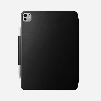 Open Box /// Leather Folio - M4 iPad 11 inch | Black | Nomad Leather | Apple Pencil