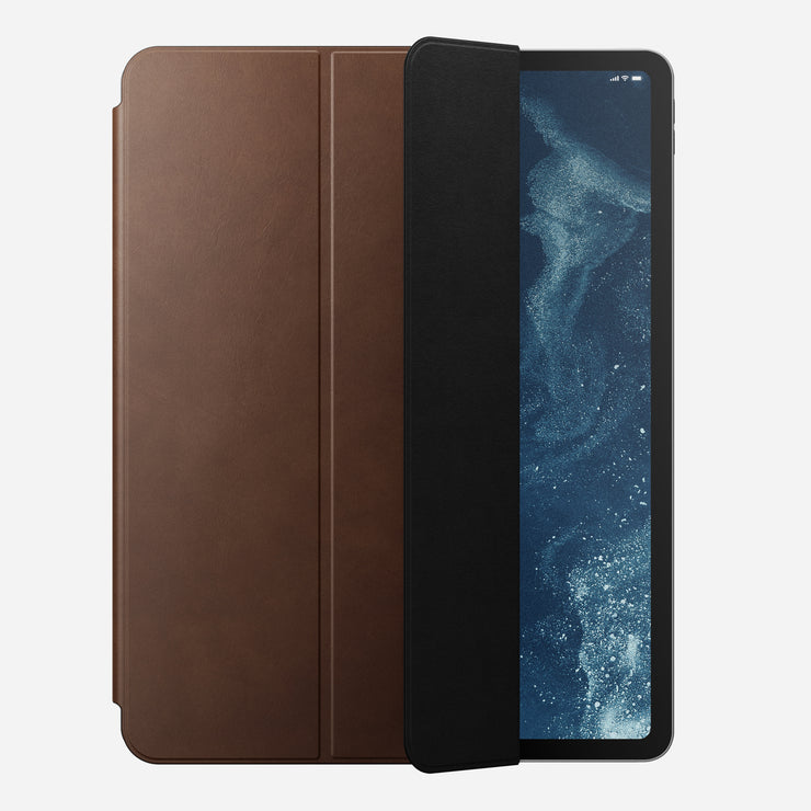 Leather Folio -  M2 iPad 12.9 | Brown | Nomad Leather