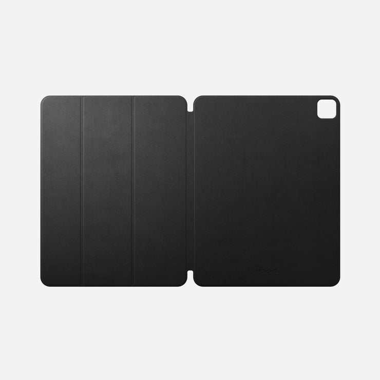 Leather Folio - iPad Pro 12.9 (6th Gen) | Black | Nomad Leather | Magnetic