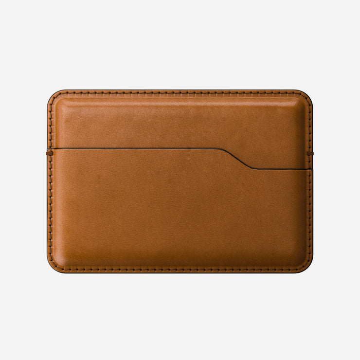 Card Wallet - English Tan | Nomad Leather | Find My