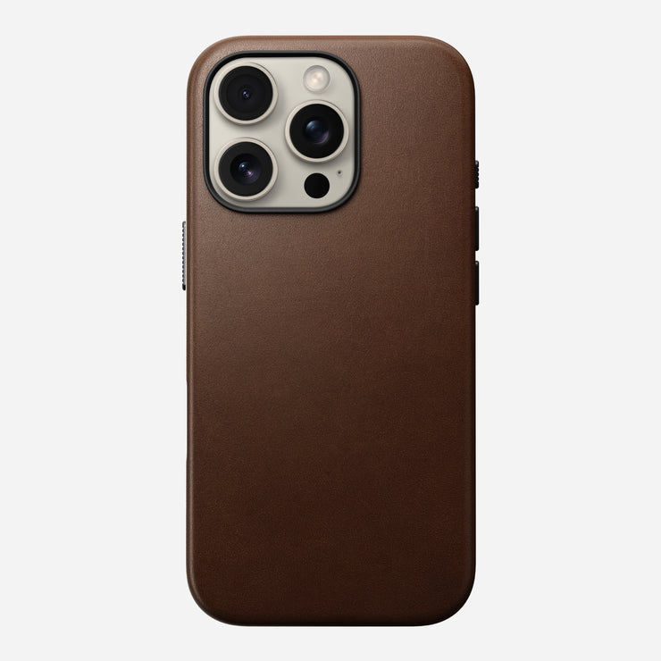 Traditional Leather Case - iPhone 16 Pro | Brown | Nomad Leather