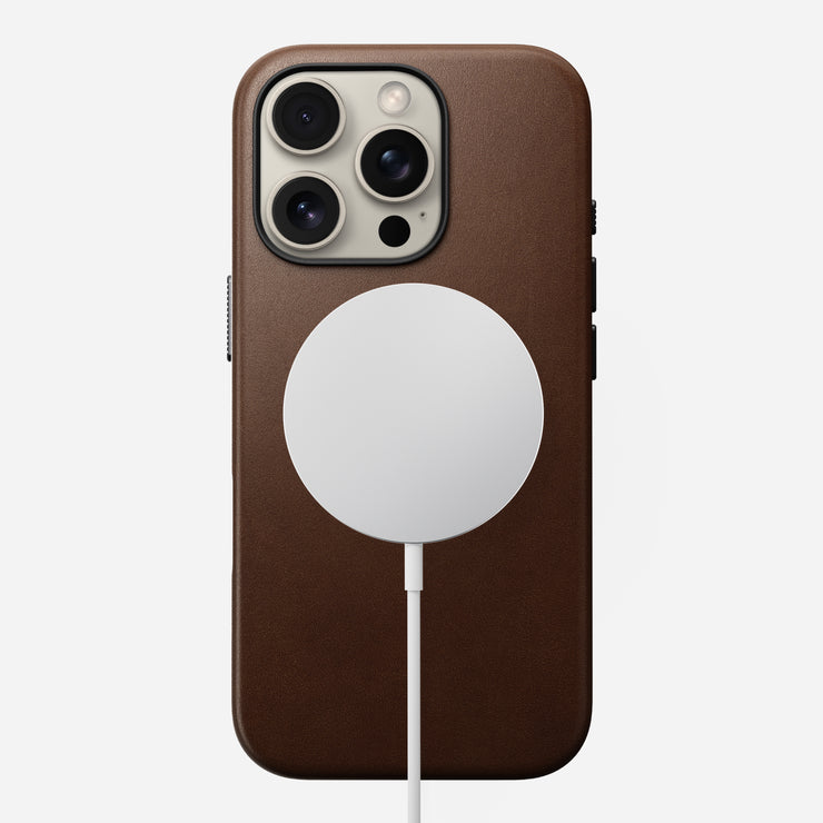 Traditional Leather Case - iPhone 16 Pro | Brown | Nomad Leather