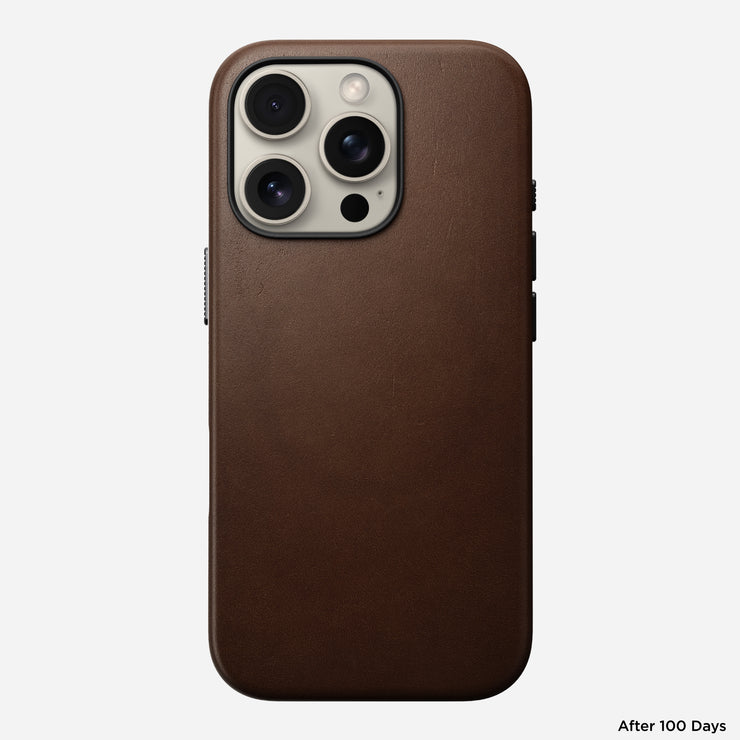 Traditional Leather Case - iPhone 16 Pro | Brown | Nomad Leather