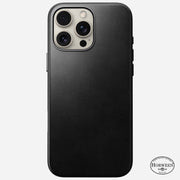 Traditional Leather Case - iPhone 16 Pro Max | Black | Horween