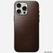 Traditional Leather Case - iPhone 16 Pro Max | Rustic Brown | Horween