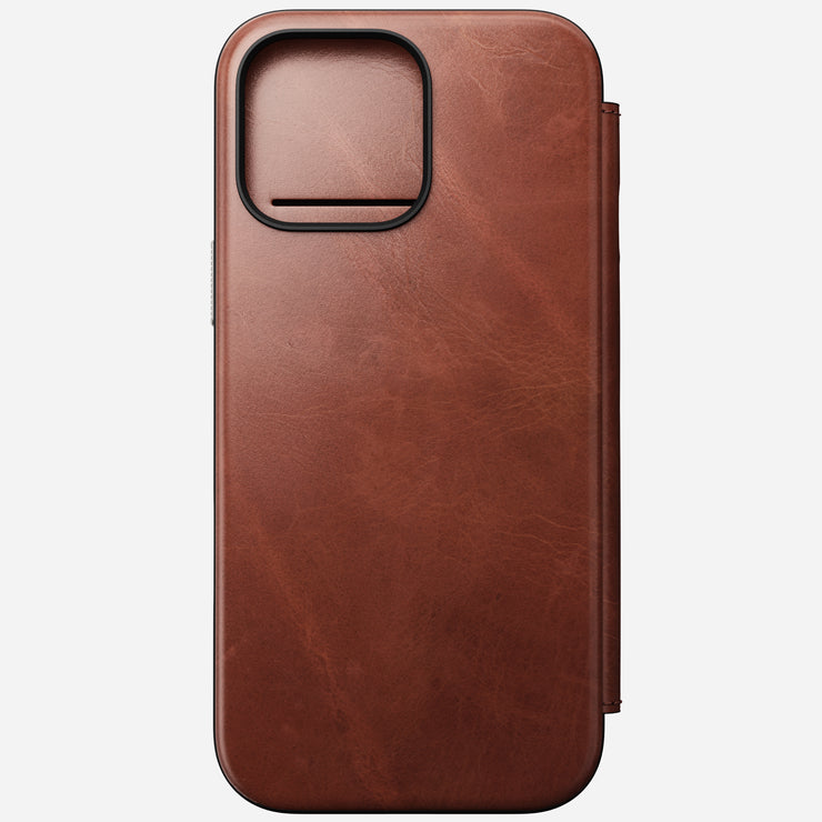 Open Box /// Modern Leather Folio - iPhone 16 Pro Max |  Olde Dublin | Horween