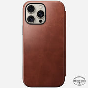 Modern Leather Folio - iPhone 16 Pro Max |  Olde Dublin | Horween