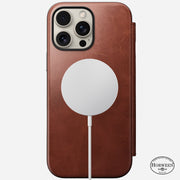 Modern Leather Folio - iPhone 16 Pro Max |  Olde Dublin | Horween