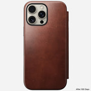 Modern Leather Folio - iPhone 16 Pro Max |  Olde Dublin | Horween