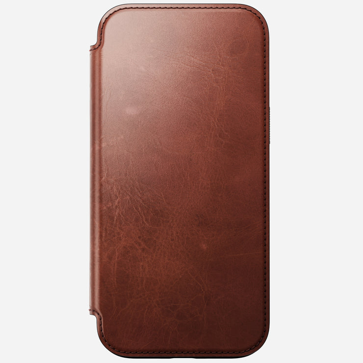 Modern Leather Folio - iPhone 16 Pro Max |  Olde Dublin | Horween