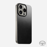 Magnetic Leather Back - iPhone 15 Pro | Black | Horween | MagSafe