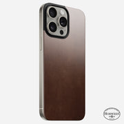 Magnetic Leather Back - iPhone 15 Pro Max | Rustic Brown | Horween | MagSafe