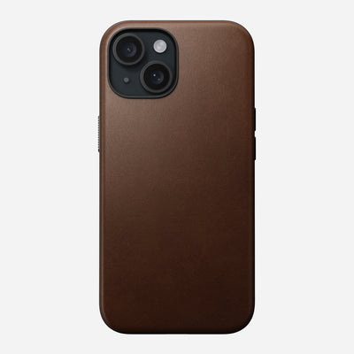 Open Box /// Modern Leather Case - iPhone 15 | Brown | Nomad Leather