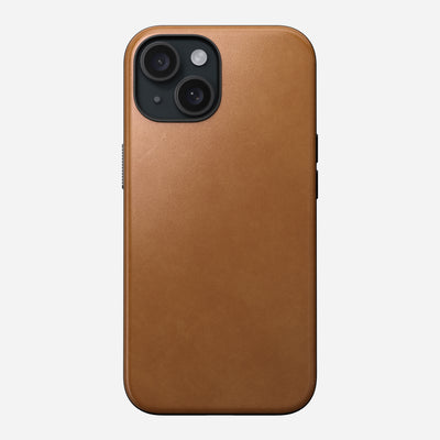 Open Box /// Modern Leather Case - iPhone 15 | English Tan-C | Nomad Leather