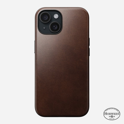 Open Box /// Modern Leather Case - iPhone 15 | Rustic Brown | Horween